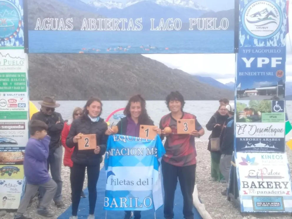 Iara Arias subió al podio en el Desafío del Lago Puelo