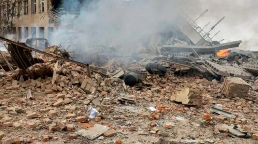 Putin destruyó el aeropuerto de Vinnytsia