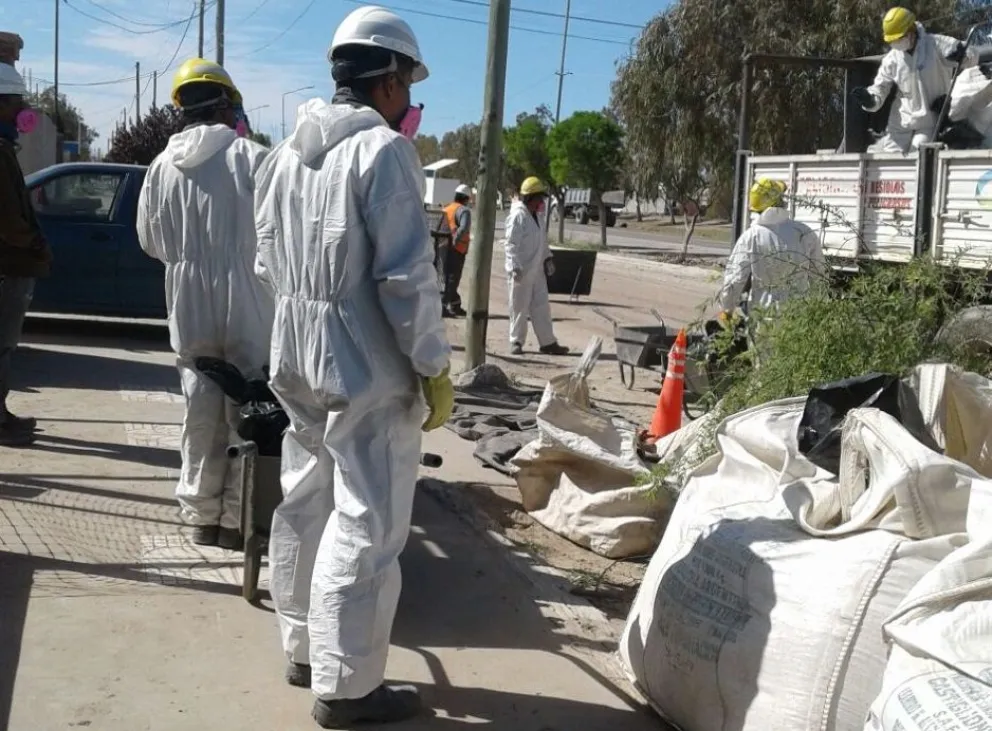 San Antonio Oeste: Trabajan en la remediación ambiental de la ex función de Geotécnica
