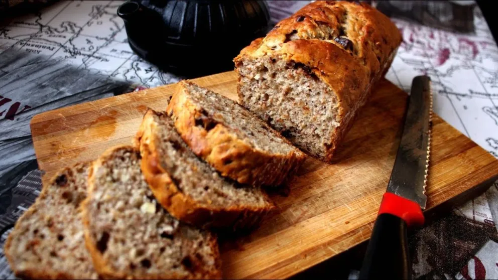 Budín de banana vegano: riquísimo y en sólo 4 pasos 