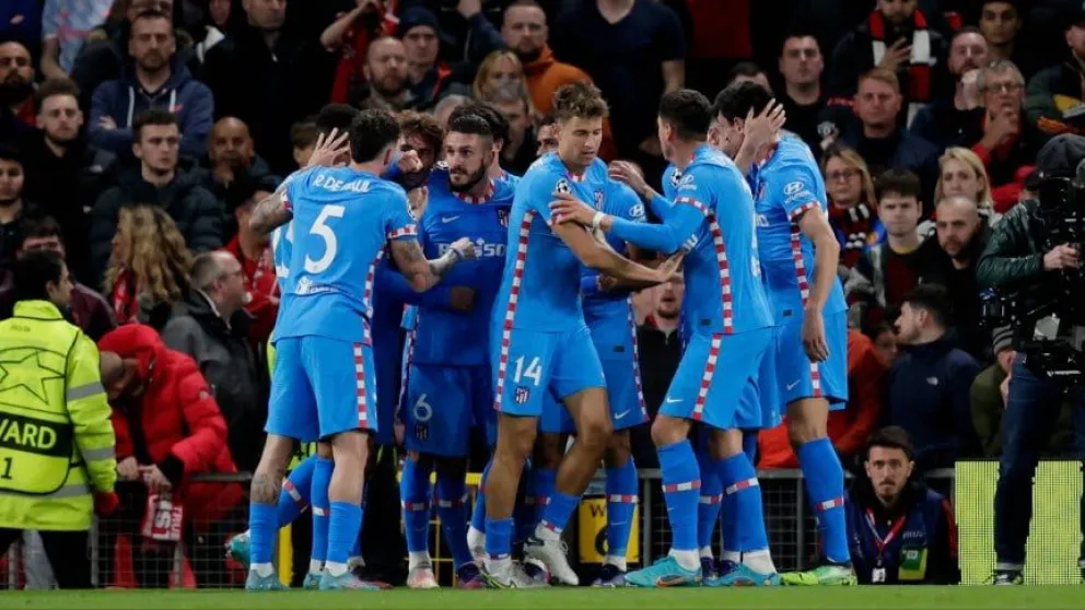 El Cholo eliminó a Cristiano: Atlético Madrid se impuso en Old Trafford y avanzó a cuartos
