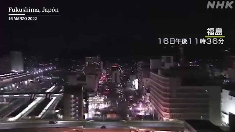 Impactante video: así se vivió el terremoto de 7.3 en Japón