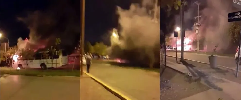 Explosión, fuego y caos en un colectivo que va de Roca a Neuquén