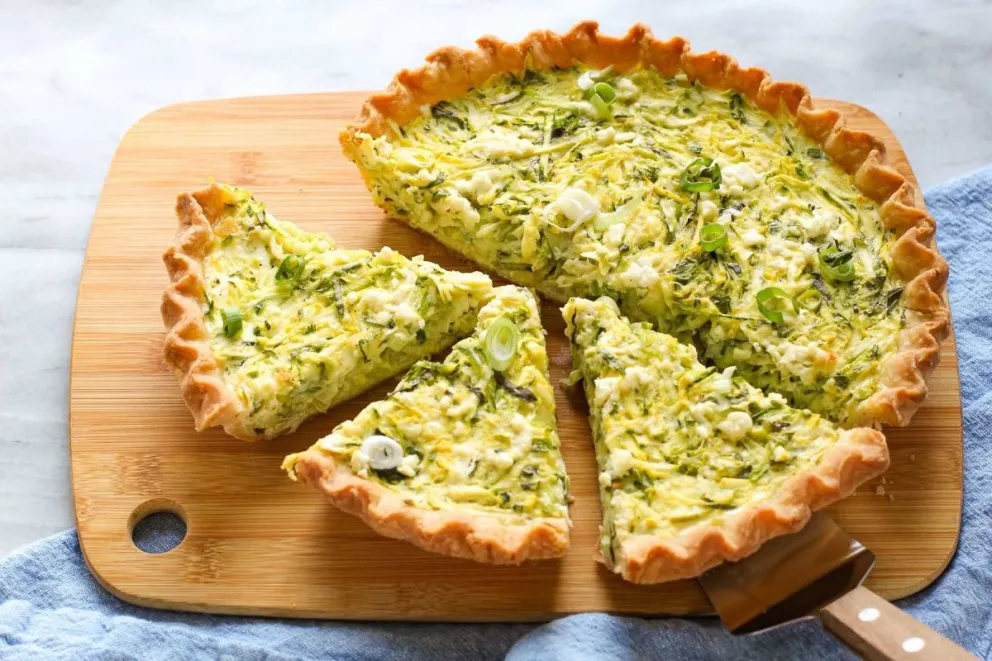 Almuerzo nutritivo: receta de tarta de zapallitos y zanahorias