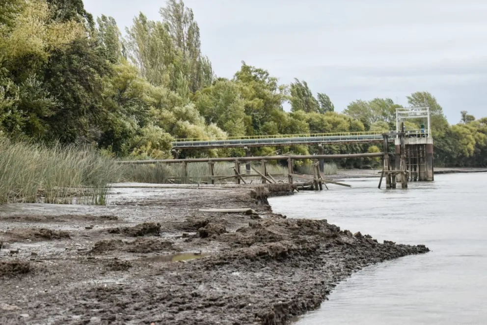 La bajante del río Negro muestra en Viedma su máxima expresión