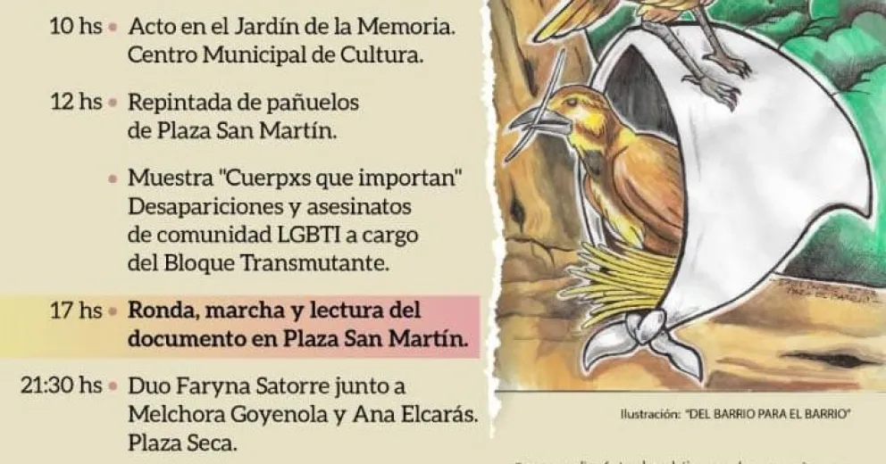 El Gobierno de Viedma participará activamente de los actos por la Memoria