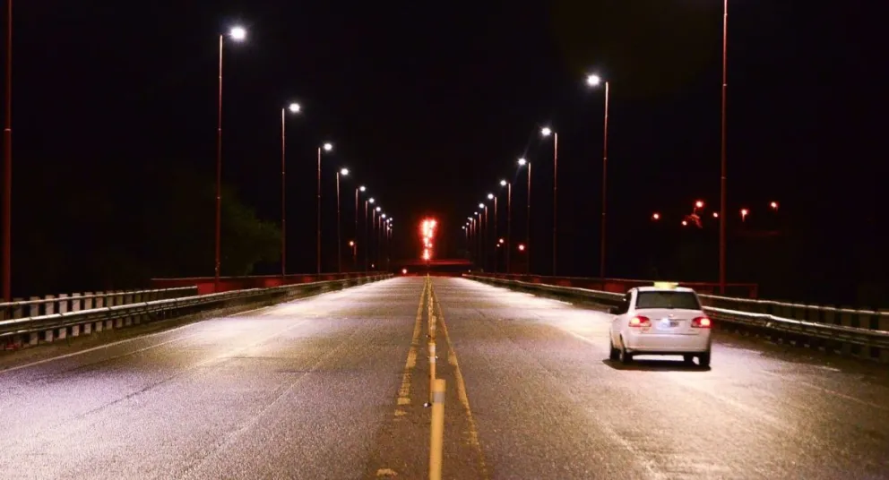 El lugar de los hechos a las 6.25, todavía oscuro a pocos días del otoño. Foto archivo.