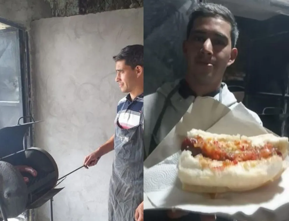 El choripanero de calle Guido pide piedad: “Sólo quiero trabajar, no quiero planes”