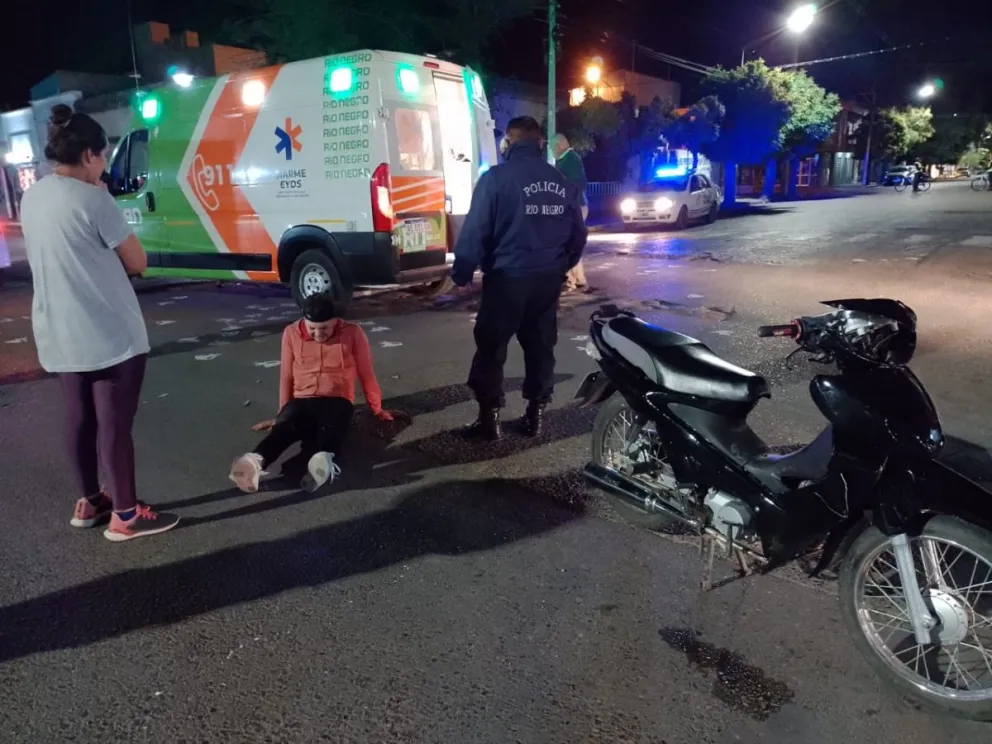 Otro "delivery" atropellado en pleno centro de Viedma