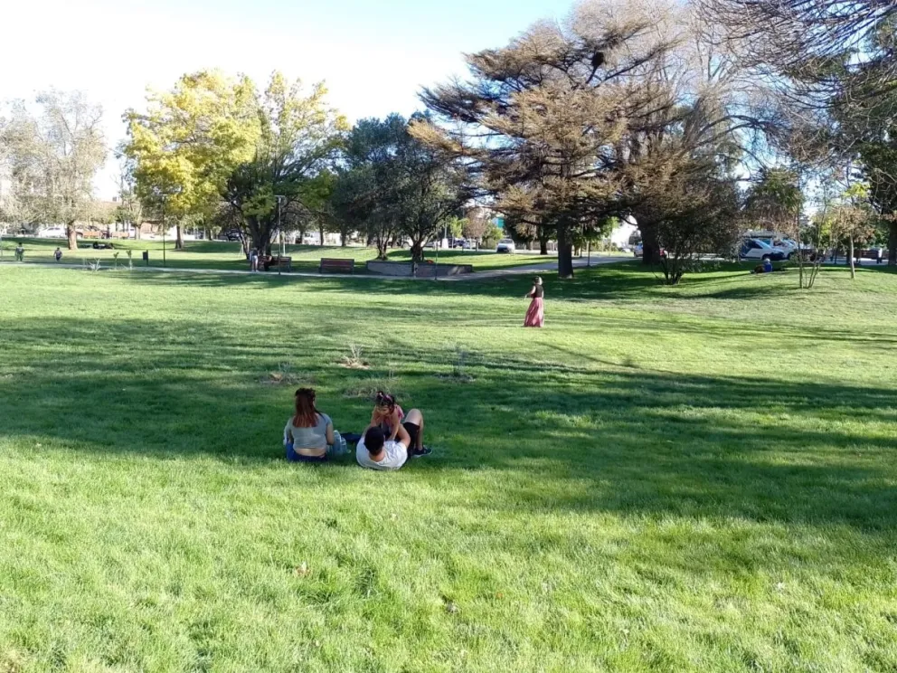 Reabrieron los jardines del Ministerio de Economía