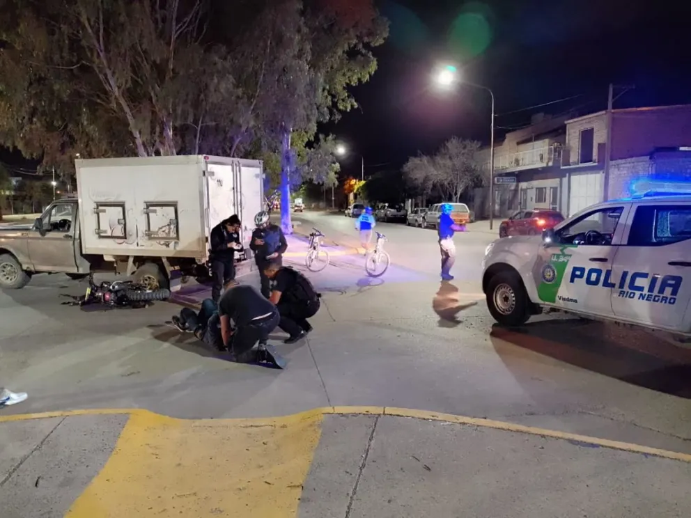 El accidente nuestro de cada día con otro motociclista trasladado al hospital