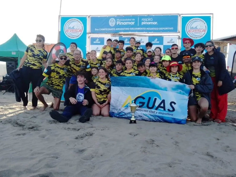 Brillante representación juvenil de AGUAS en el Argentino Outdoor de Pinamar
