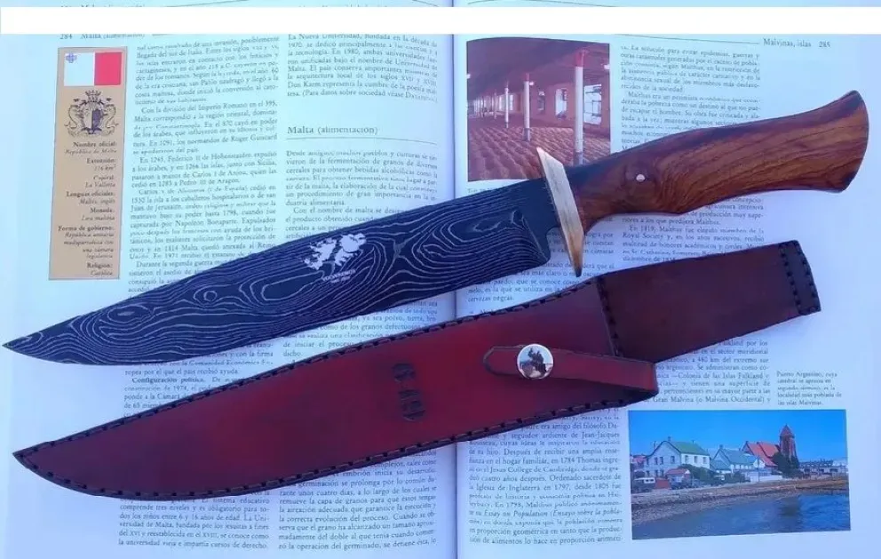 A 40 años de la Guerra de Malvinas subastarán un cuchillo conmemorativo: cómo participar