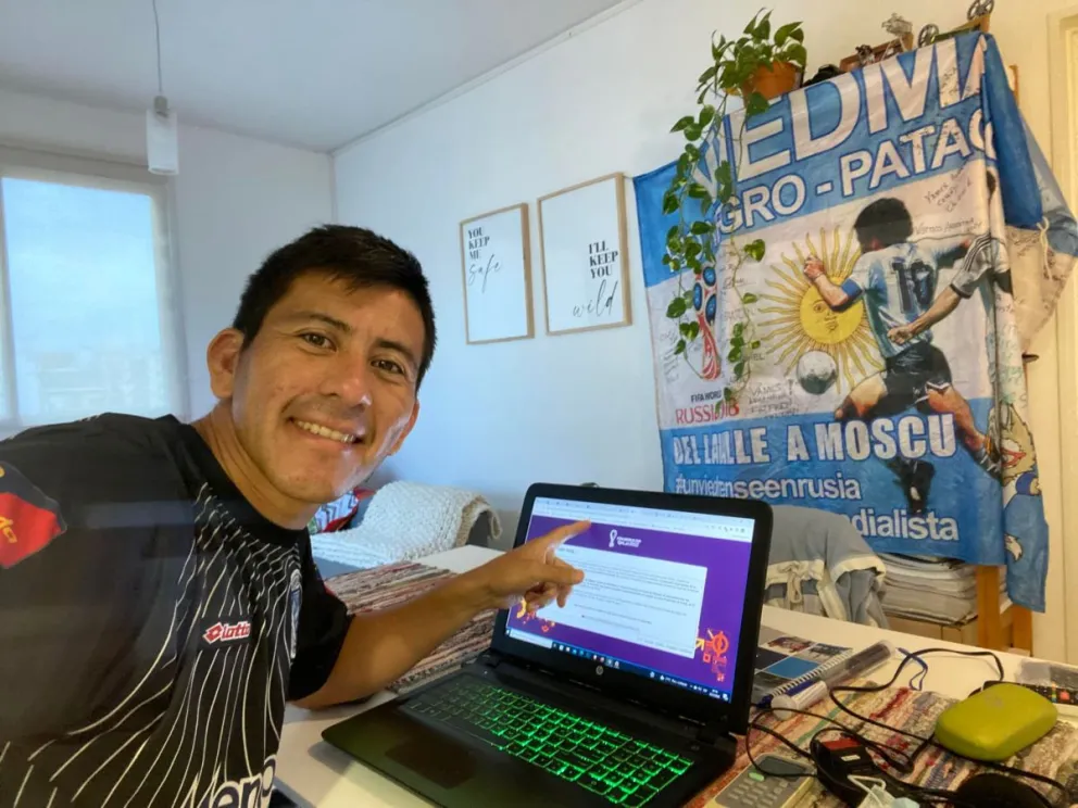 Del barrio Lavalle a Qatar: Raúl Figueroa es viedmense y se va a ver el Mundial 2022