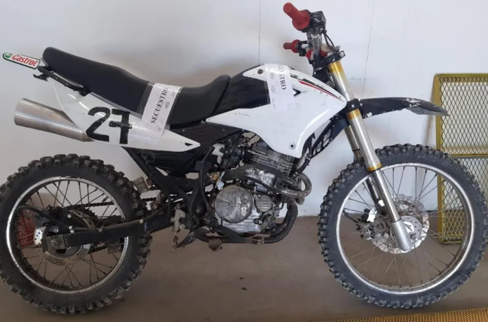 La Policía pescó una moto con números falsificados
