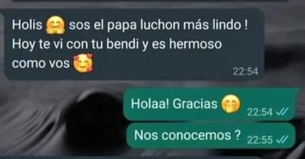 Una vendedora rionegrina uso su creatividad para cobrar: "sos el luchón más lindo"