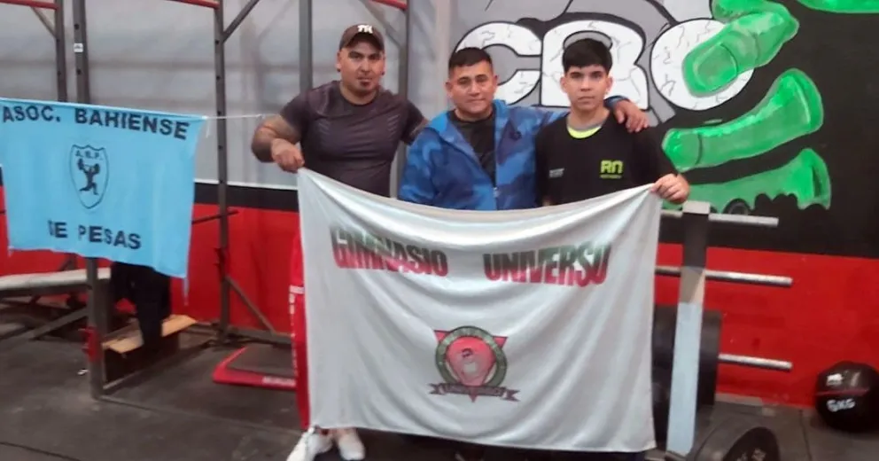 Tres representantes de Viedma la rompieron en Bahía Blanca
