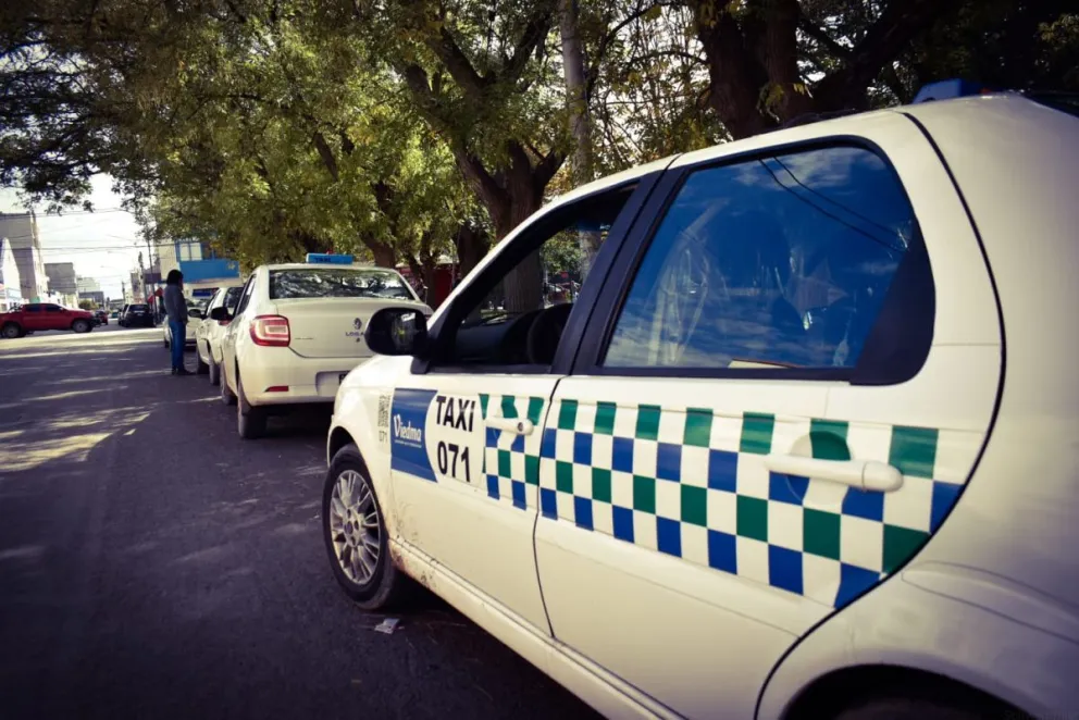 Taxistas organizados para acabar con los autos truchos en Viedma. 