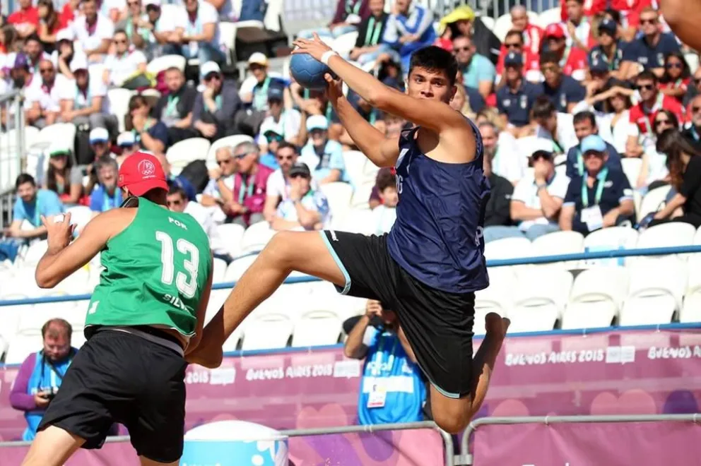 Beach handball: con presencia viedmense, Argentina se clasificó al Mundial de Playa