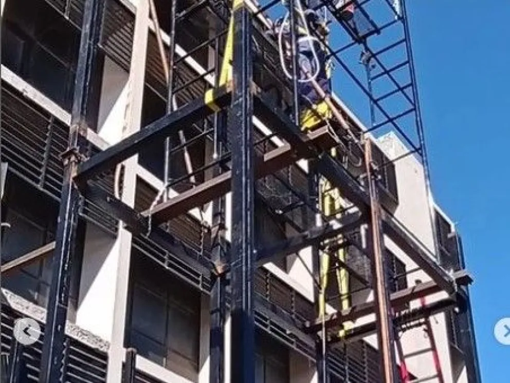Avanzan las obras del nuevo edificio municipal 