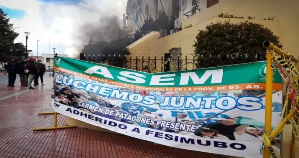 El representante un gremio municipal de Patagones acusó a Paleta de "desinformar" a la gente