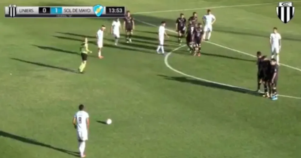 Video: mirá el golazo de Rivadeneira para Sol ante Liniers