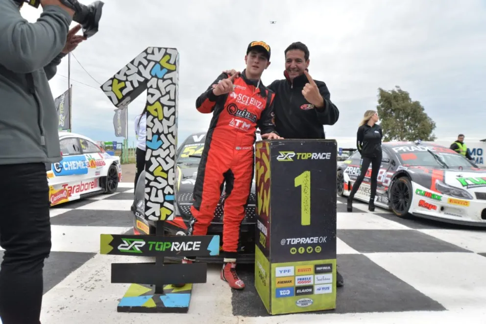 Benjamín Ochoa, la victoria en Viedma y el sueño de seguir en el Top Race Series