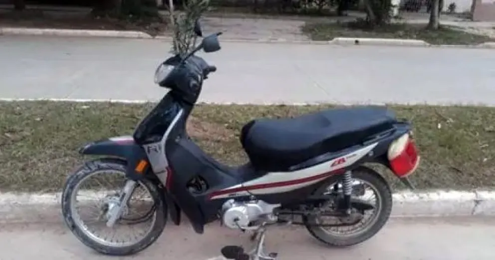 No tenía los papeles porque era una moto robada