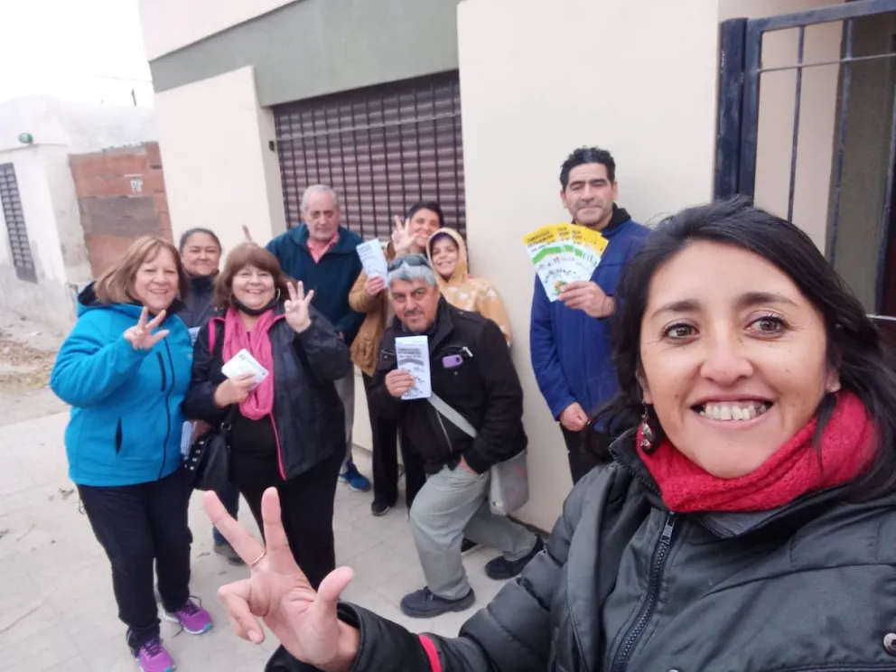 Natalia Lafquen buscará concretar las mejoras barriales gestionadas por la actual comisión de vecinos