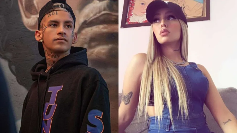 Tamara Báez mostró su amor a L-Gante con un tatuaje muy particular