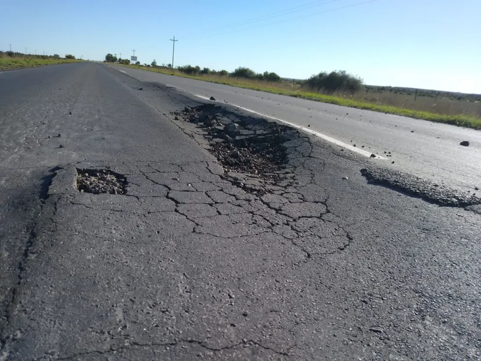 Preocupación de automovilistas por el deterioro de la ruta a El Cóndor