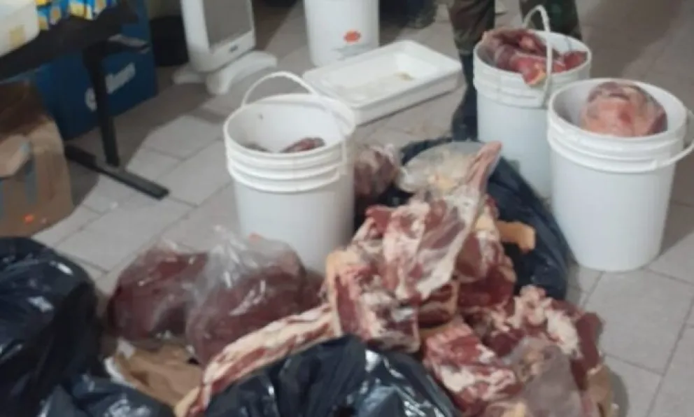 Secuestran de una carnicería más de 180 kilos de carne sin rotular